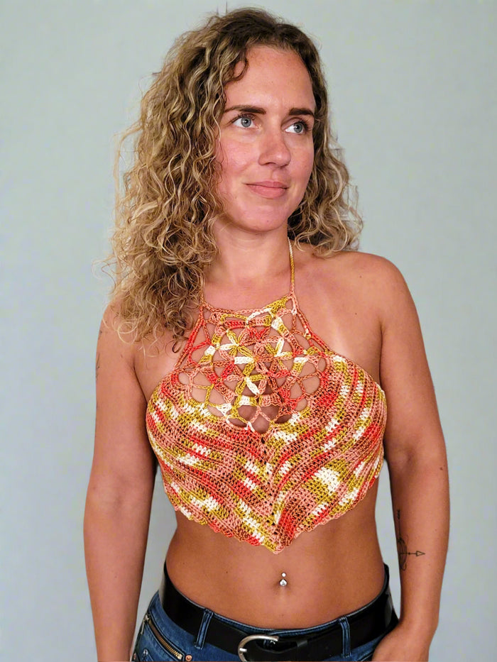 Flower of Life Crochet top