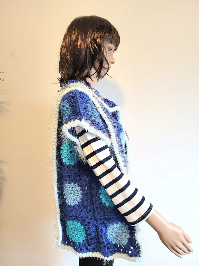 Blue love vest
