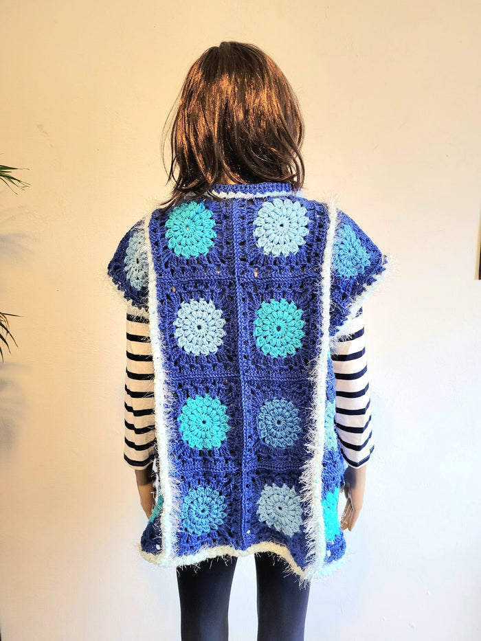 Blue love vest