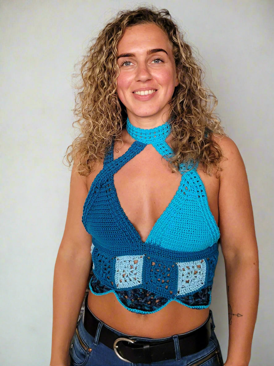 Katherine blue top
