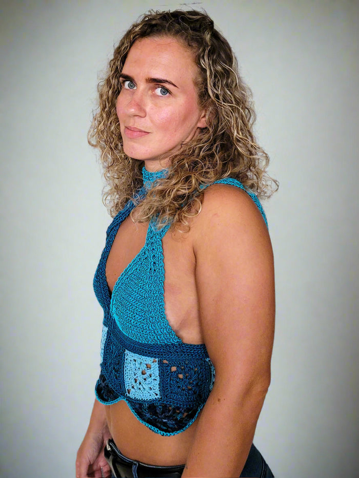 Katherine blue top