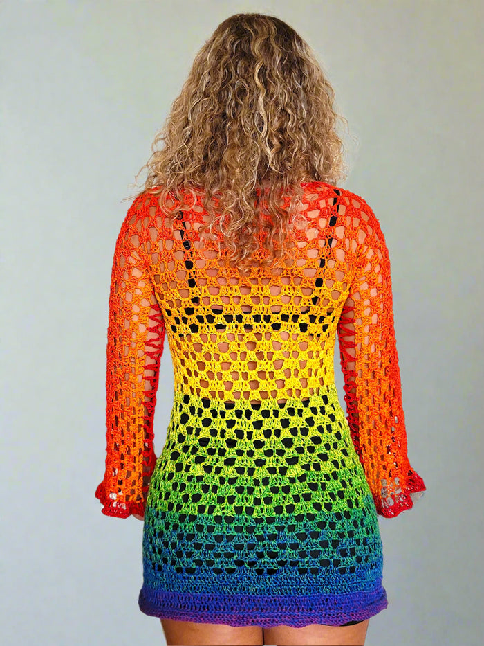 Rainbow dress RoxanaHandmadeShop Rainbow dress RoxanaHandmadeShop