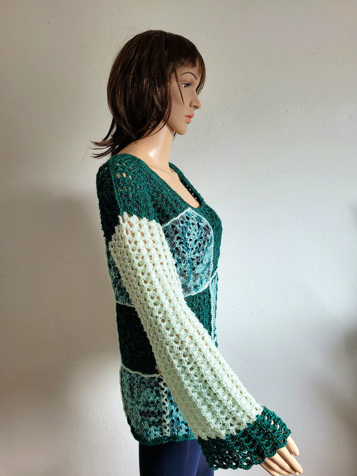 Sandra green blouse