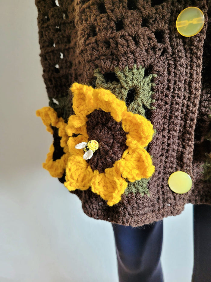 Sunflower cardigan