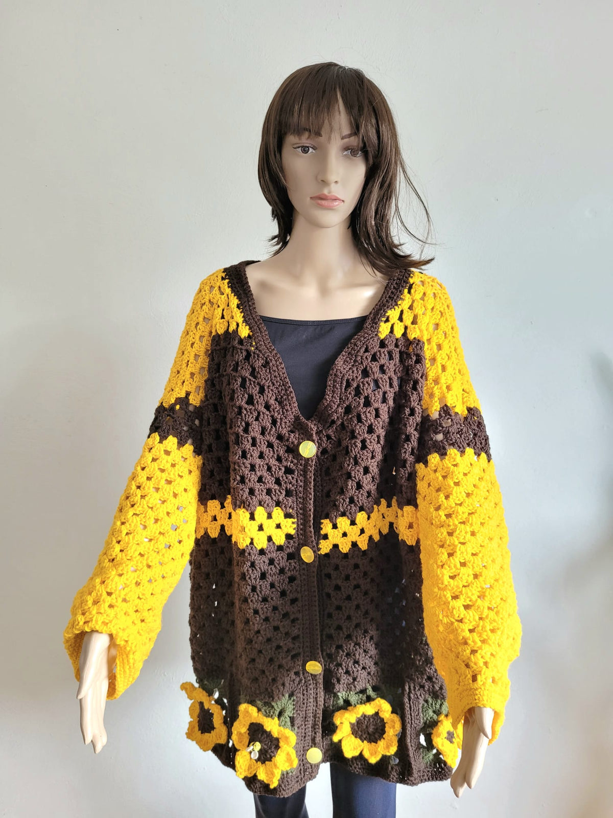 Sunflower cardigan