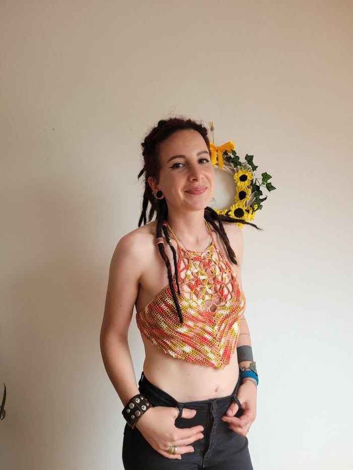 Flower of Life Crochet top