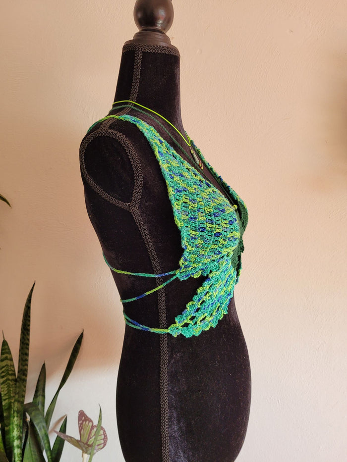 Green Butterfly top