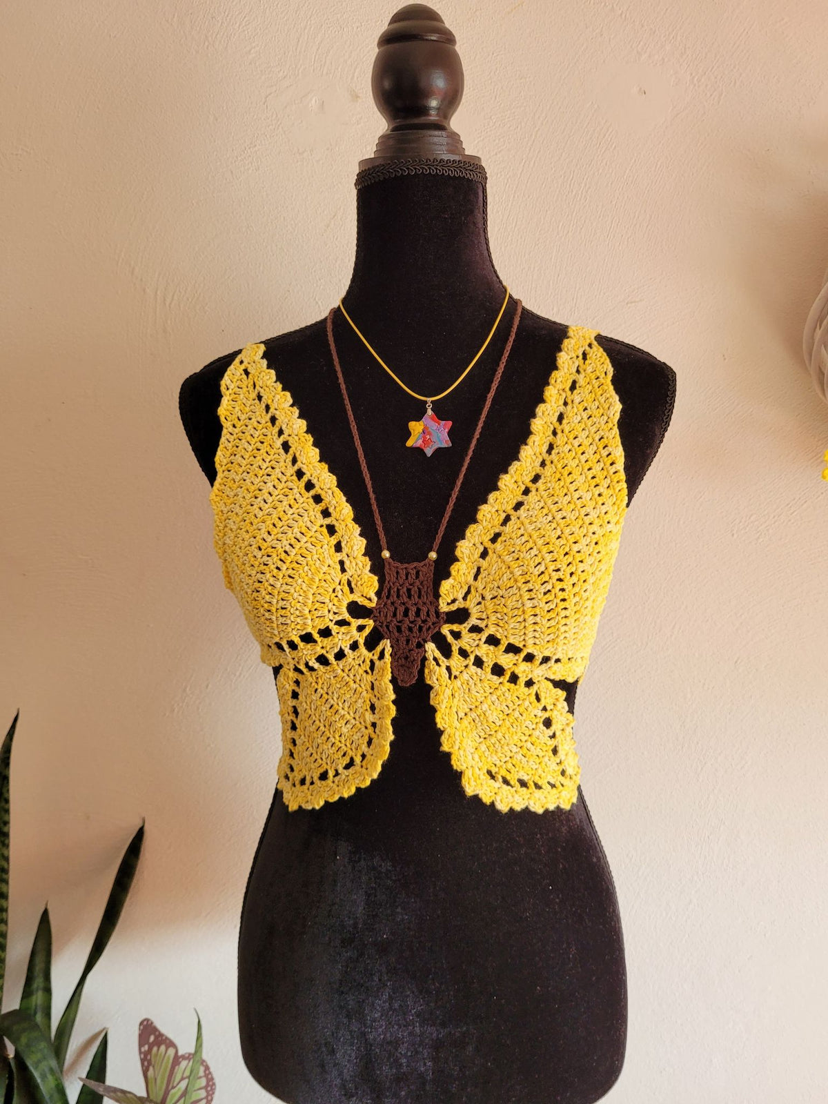 Yellow Butterfly top